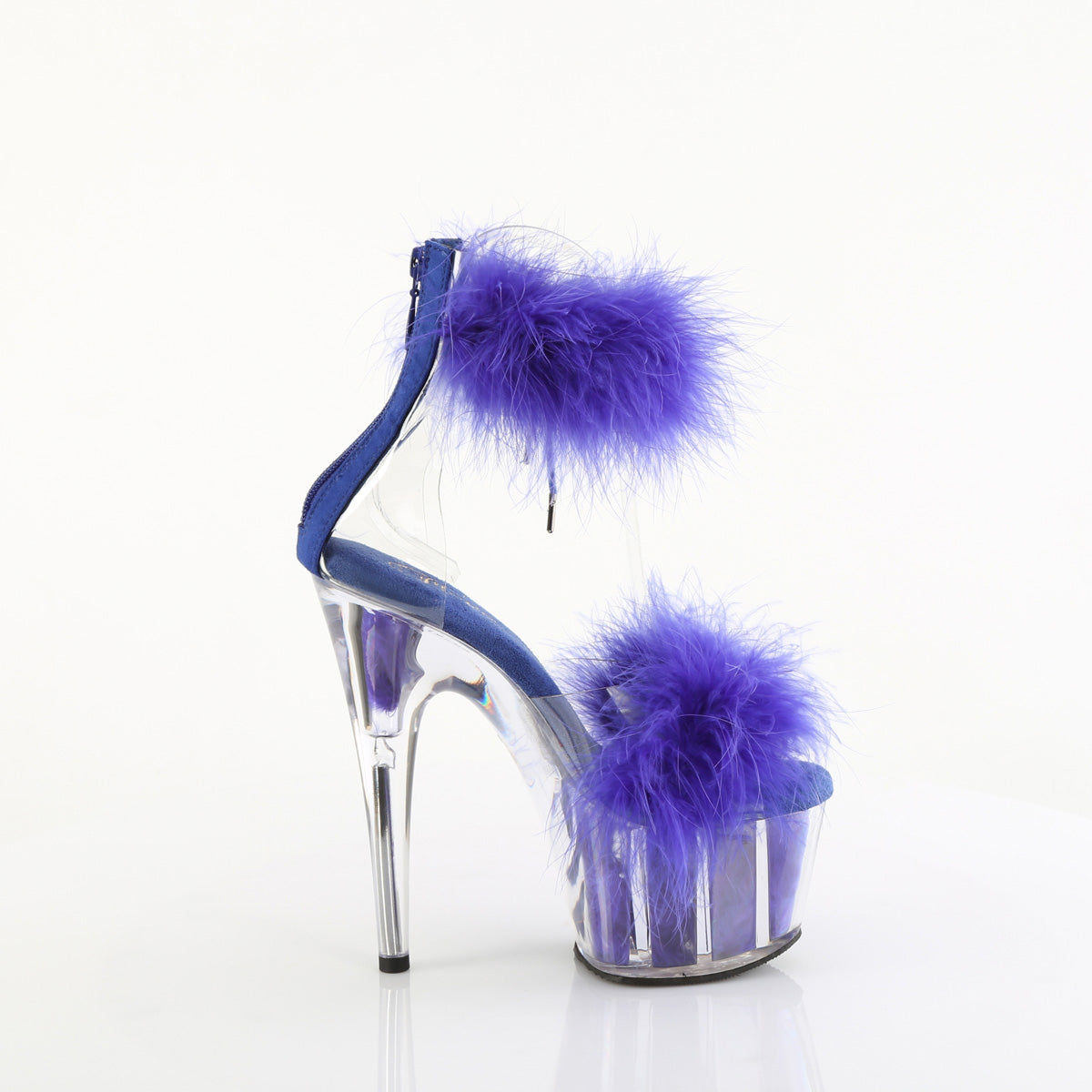 Pleaser   ADORE-724F Clr-Royal Blue Fur/M