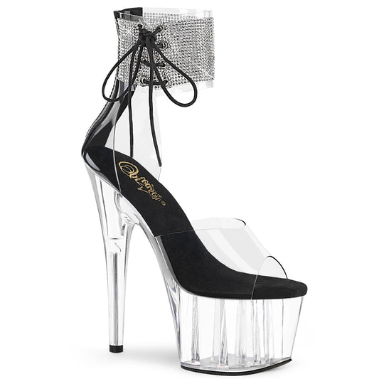 Pleaser Sandali da donna ADORE-724RS CLR-BLK / CLR
