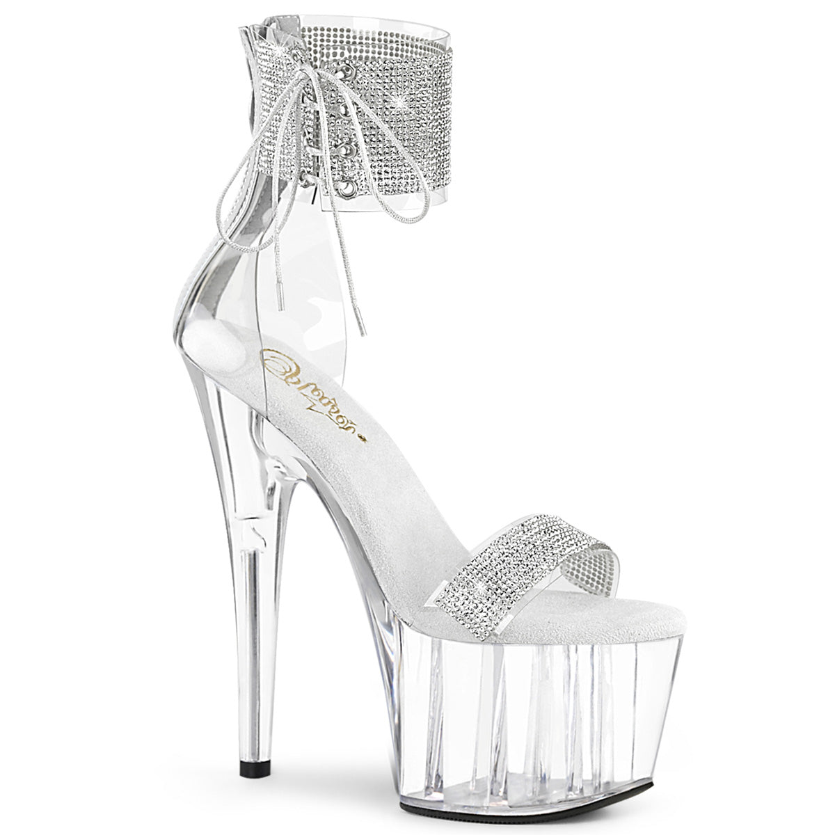 Pleaser Sandali da donna ADORE-727rs CLR-SLV / CLR