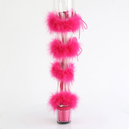 Pleaser   ADORE-728f Clr-H. Pelliccia rosa/m