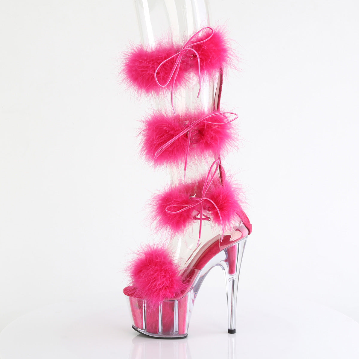 Pleaser   ADORE-728f Clr-H. Pelliccia rosa/m
