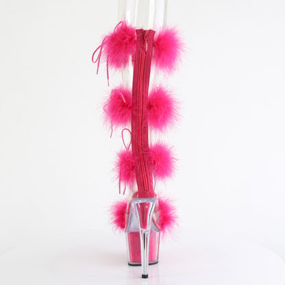 Pleaser   ADORE-728f Clr-H. Pelliccia rosa/m