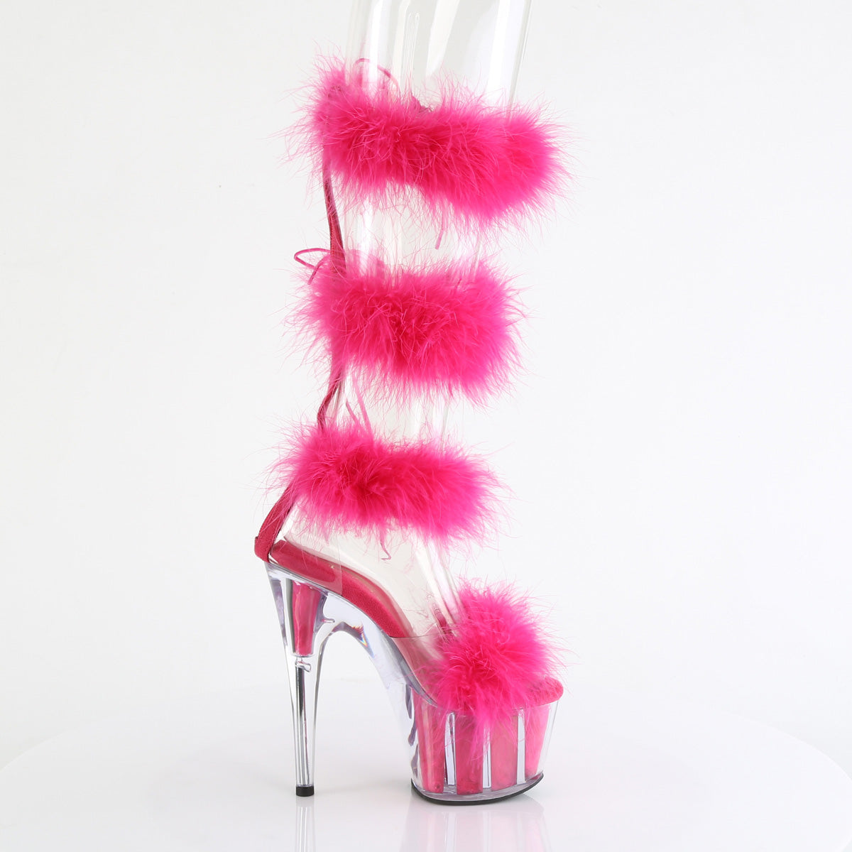Pleaser   ADORE-728f Clr-H. Pelliccia rosa/m