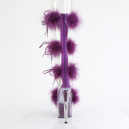 Pleaser   ADORE-728f pelliccia clr-viola/m