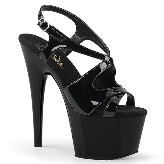 Pleaser Sandali da donna ADORE-730 BLK PAT / BLK