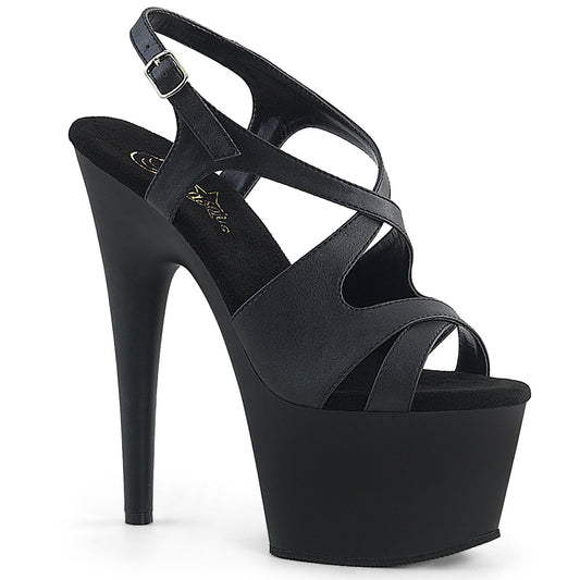 Pleaser Sandali da donna ADORE-730 BLK in ecopelle / BLK opaco