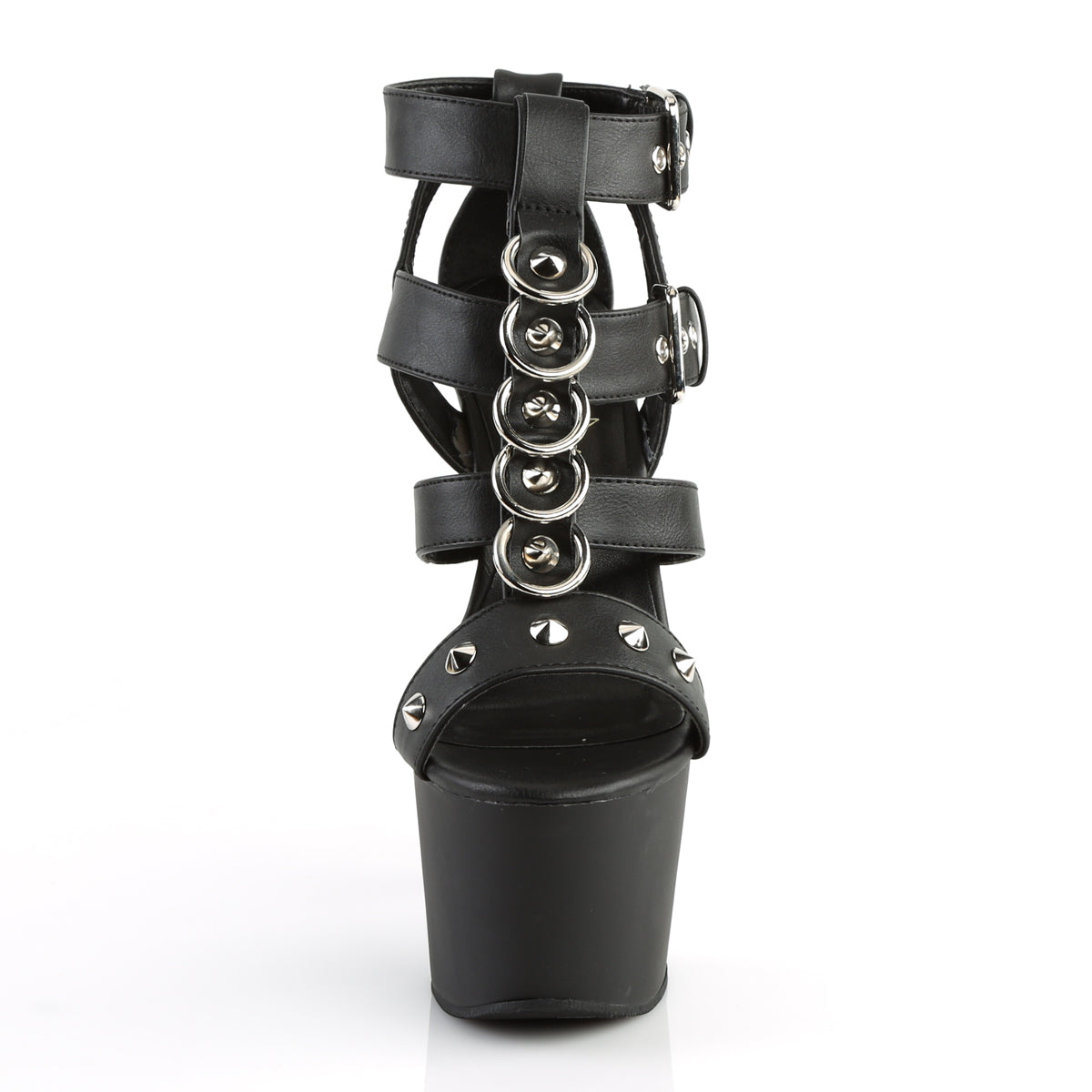 Pleaser Sandali da donna ADORE-758 Blk in ecopelle / BLK opaco