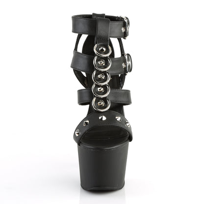 Pleaser Sandali da donna ADORE-758 Blk in ecopelle / BLK opaco
