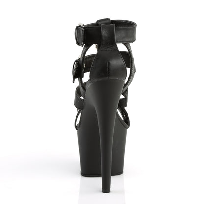 Pleaser Sandali da donna ADORE-758 Blk in ecopelle / BLK opaco