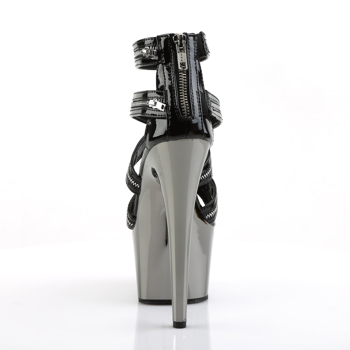 Pleaser Sandali da donna ADORE-767 BLK / Peltro Chrome