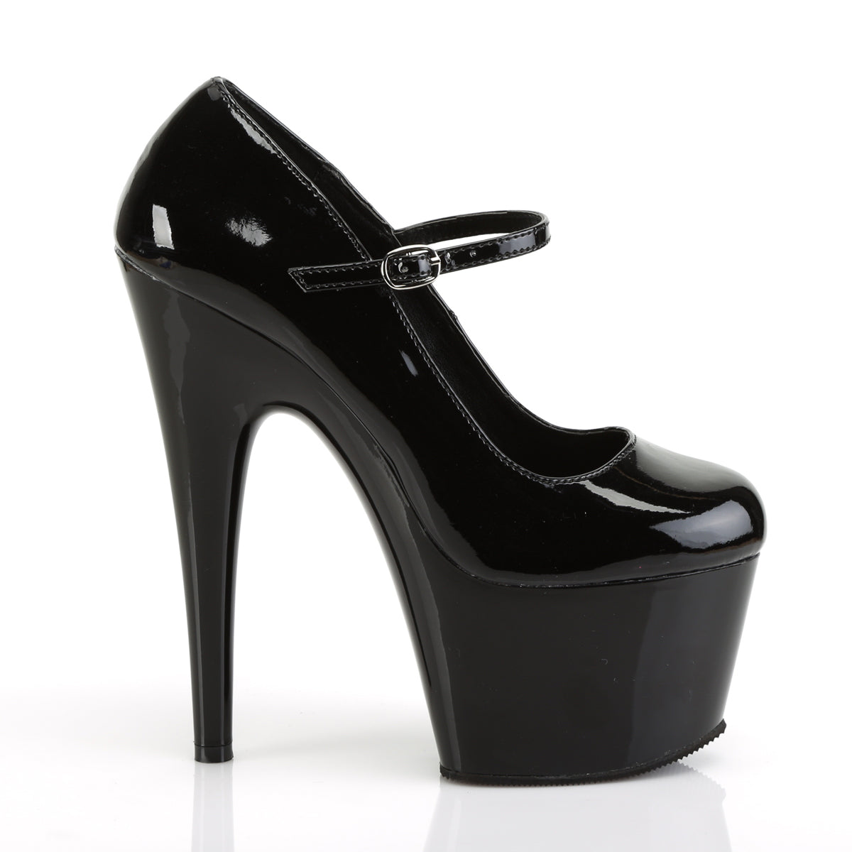 Pleaser Sandali da donna ADORE-787 BLK PAT / BLK
