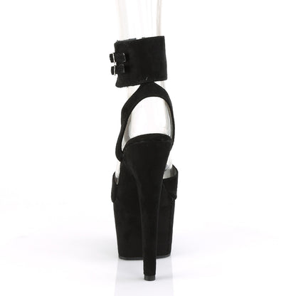 Pleaser Sandali da donna ADORE-791FS BLK FAUX Suede / Blk Faux Suede Suede