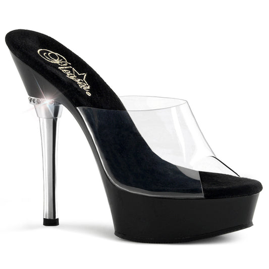 Pleaser Sandali da donna ALLURE-601 CLR / BLK