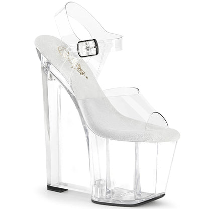 Pleaser Women's Platform Shoes AMAZE-808 Clr/Clr