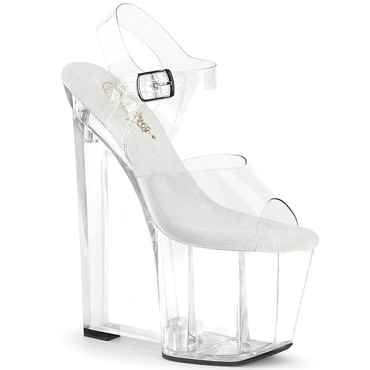 Pleaser Women's Platform Shoes AMAZE-808 Clr/Clr