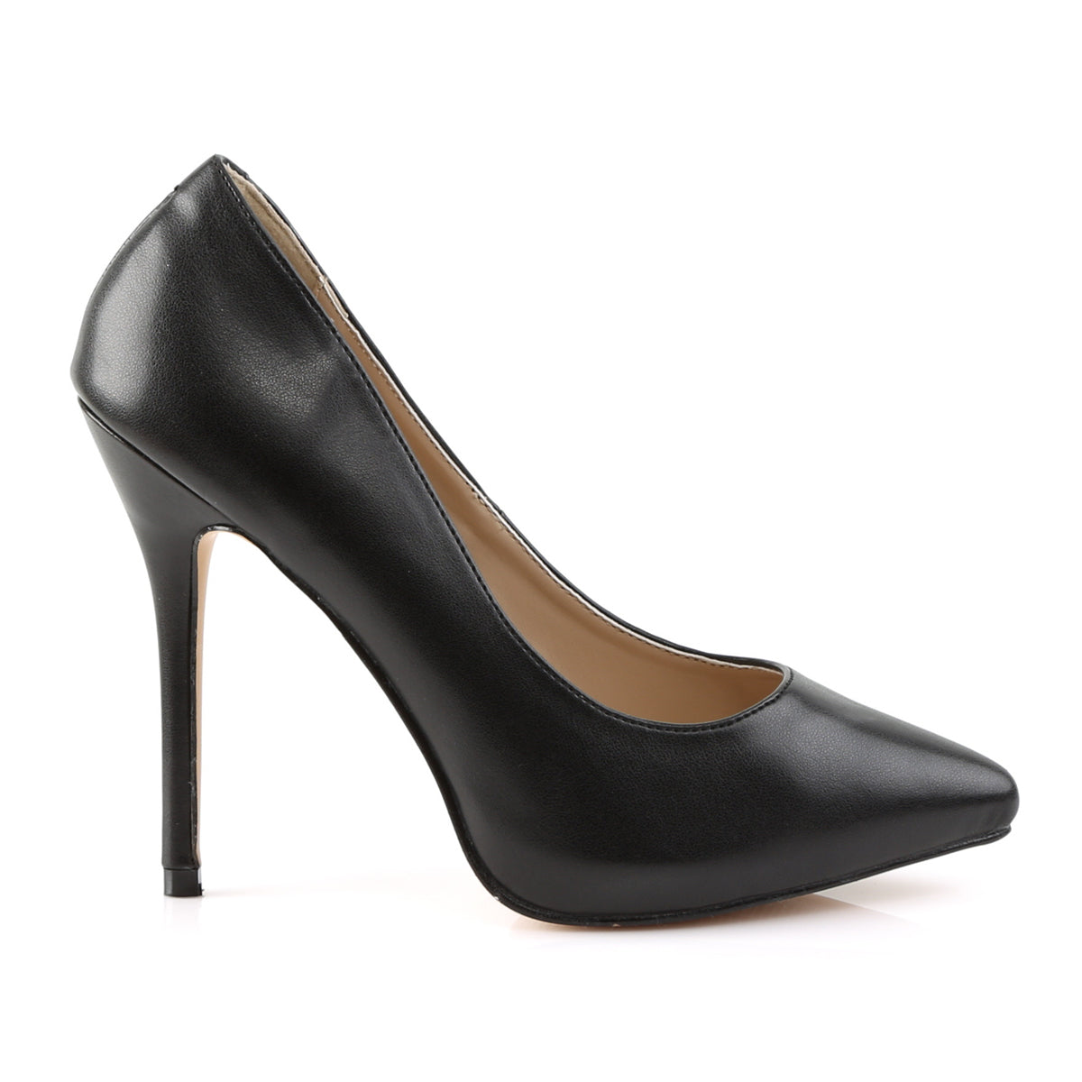 Pleaser Pompe da donna AMUSE-20 Blk in ecopelle