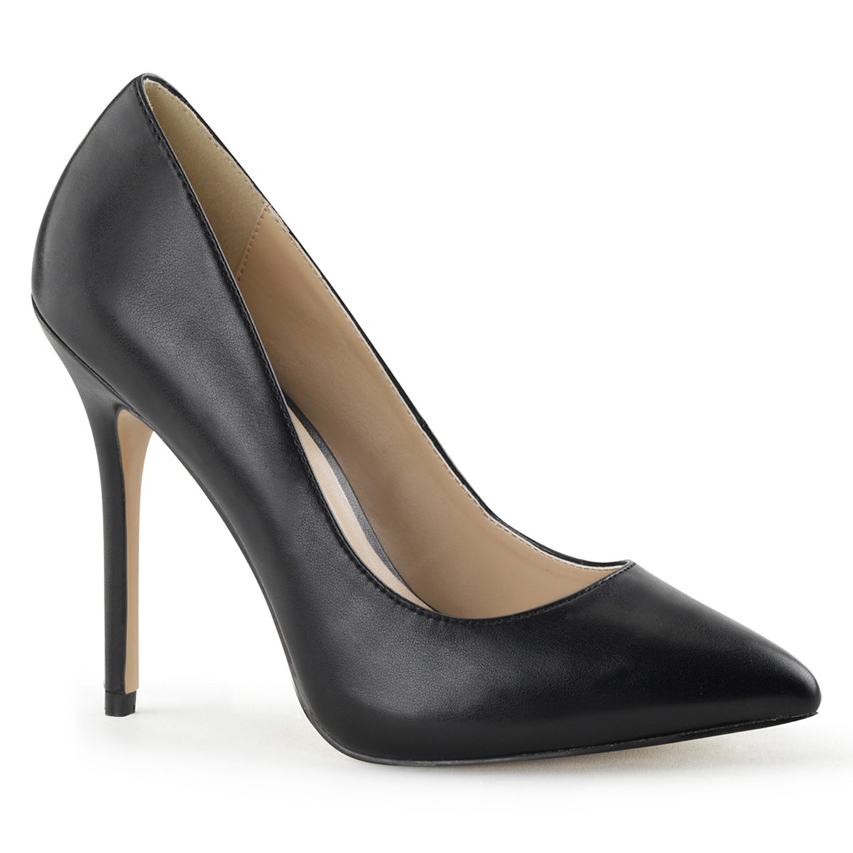 Pleaser Pompe da donna AMUSE-20 Blk in ecopelle