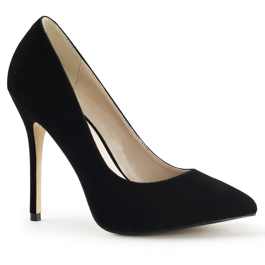 Pleaser Pompe da donna AMUSE-20 Blk Velvet.