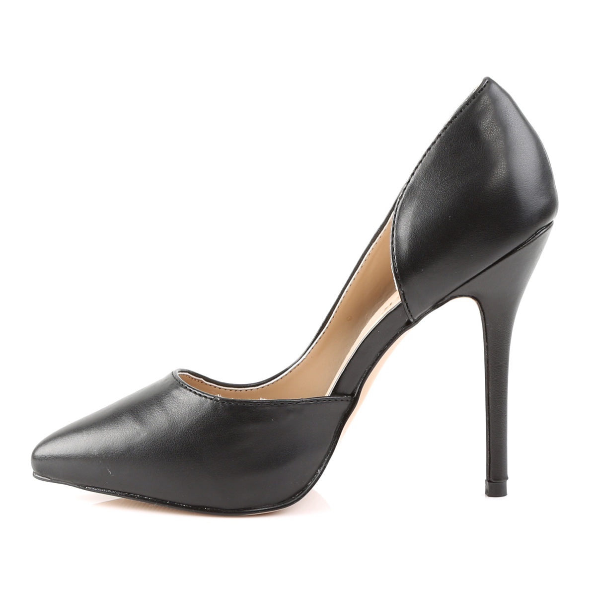 Pleaser Pompe da donna AMUSE-22 Blk in ecopelle