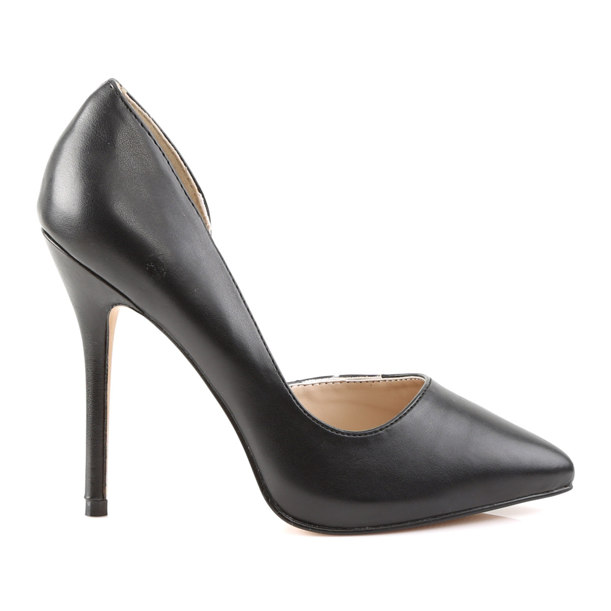 Pleaser Pompe da donna AMUSE-22 Blk in ecopelle