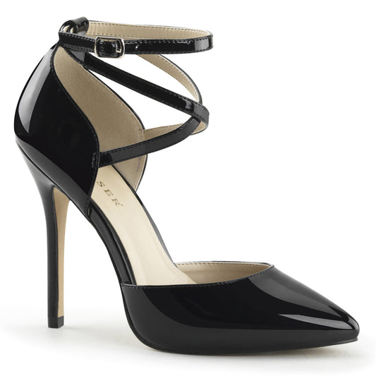 Pleaser Pompe da donna AMUSE-25 BLK PAT.