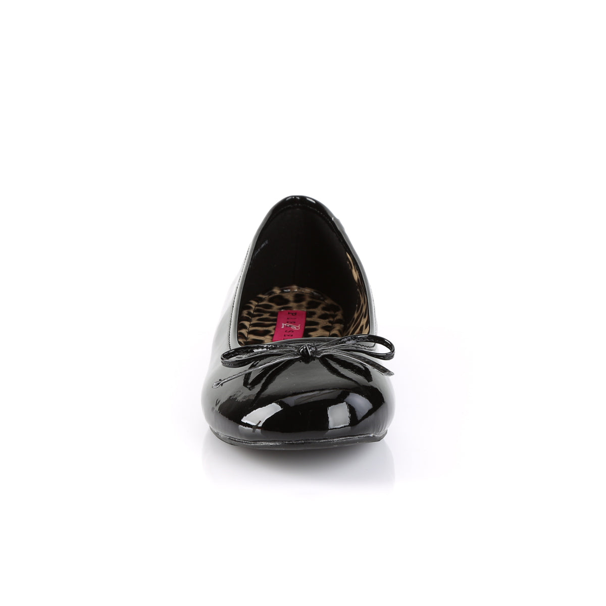 Pleaser Pink Label Womens Pumps ANNA-01 Blk Pat