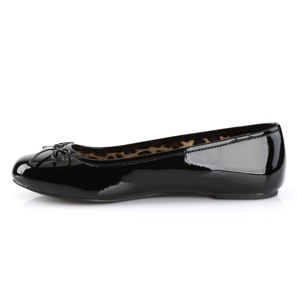 Pleaser Pink Label Womens Pumps ANNA-01 Blk Pat