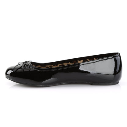 Pleaser Pink Label Womens Pumps ANNA-01 Blk Pat