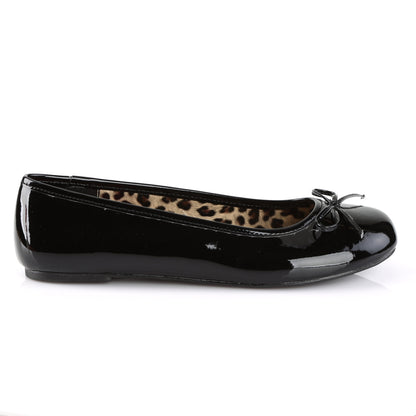 Pleaser Pink Label Womens Pumps ANNA-01 Blk Pat