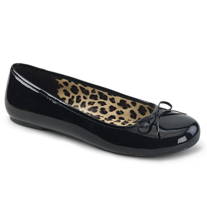 Pleaser Pink Label Womens Pumps ANNA-01 Blk Pat