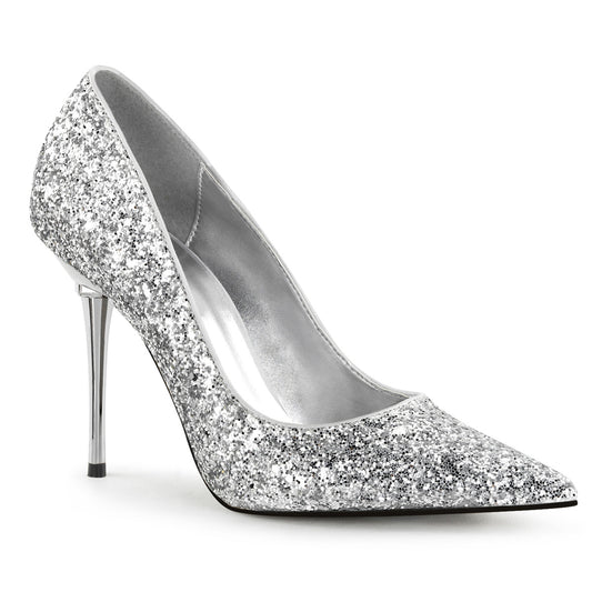 Pleaser Pompe da donna APPEAL-20g SLV GLTR PU