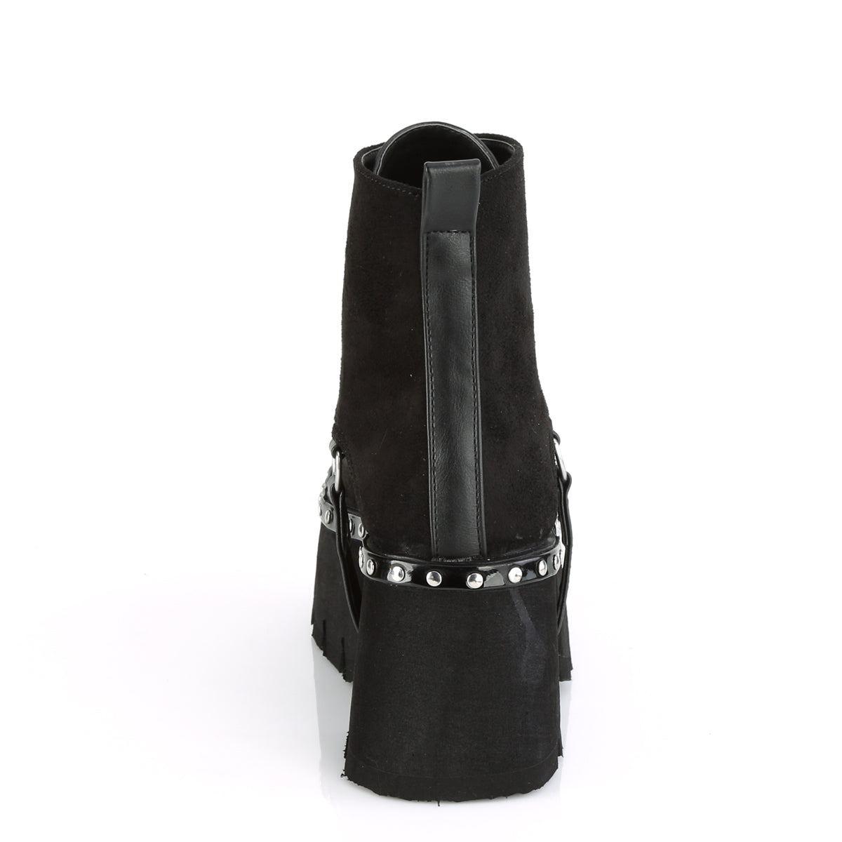 DemoniaCult Stivali alla caviglia femminile ASHES-100 BLK VEGAN SEEDE-BLK V. LE