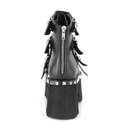 DemoniaCult Womens Sandals ASHES-70 Blk V. Le & Hologram