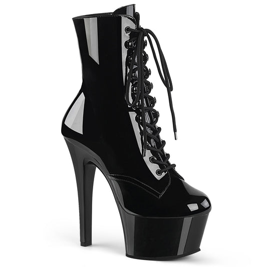 Pleaser Stivaletti da donna ASPIRE-1020 BLK PAT / BLK