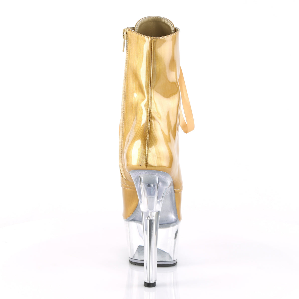 Pleaser Stivaletti da donna ASPIRE-1021bhg ologramma spazzolato oro / CLR