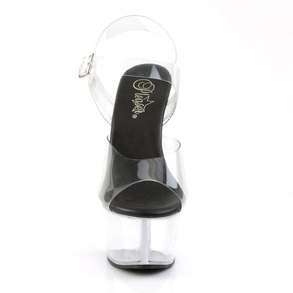 Pleaser Sandali da donna ASPIRE-608 CLR-BLK / CLR