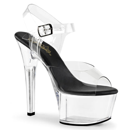 Pleaser Sandali da donna ASPIRE-608 CLR-BLK / CLR