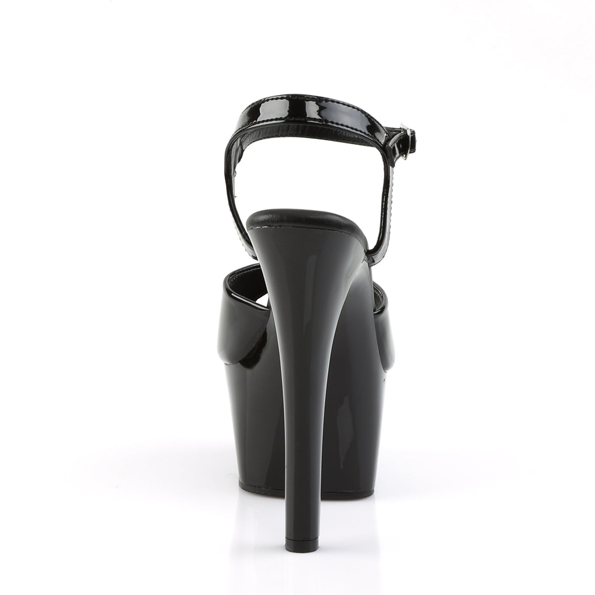 Pleaser Sandali da donna ASPIRE-609 BLK PAT / BLK