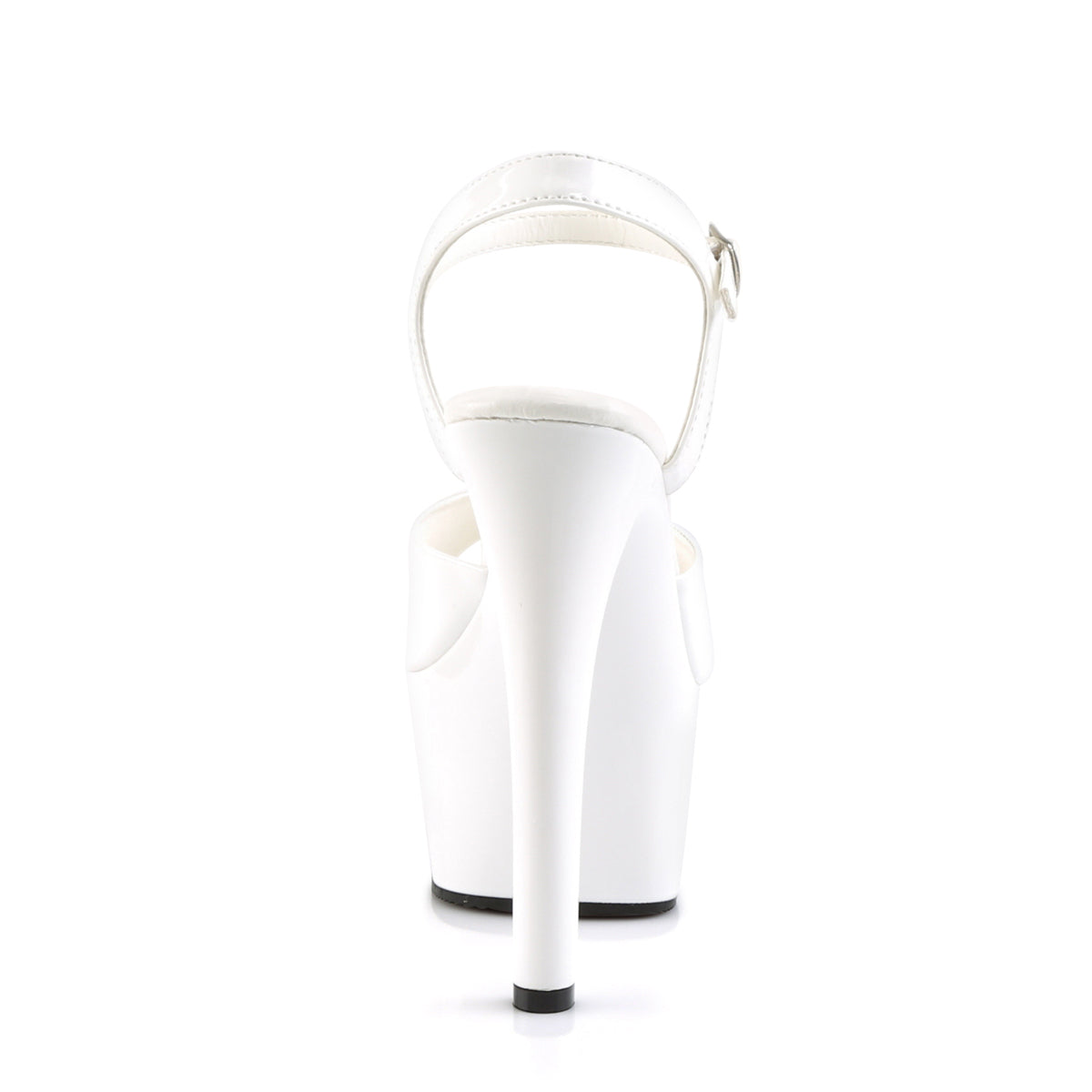 Pleaser Womens Sandals ASPIRE-609 Wht Pat/Wht