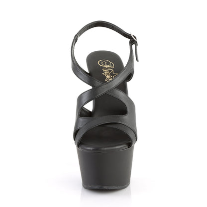 Pleaser Sandali da donna ASPIRE-630 BLK in ecopelle / Blk Matte