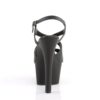Pleaser Sandali da donna ASPIRE-630 BLK in ecopelle / Blk Matte