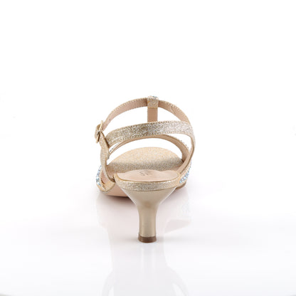 Fabulicious Sandali da donna AUDREY-05 tessuto nude shimmering