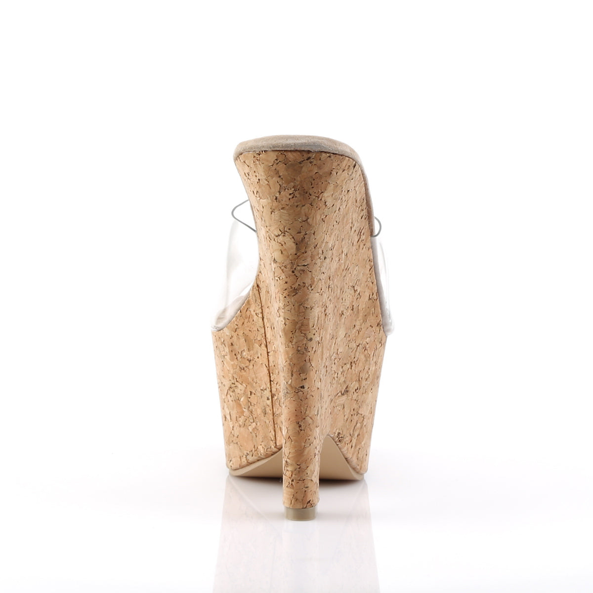 Pleaser Sandali da donna BEAU-601 CLR-TAN / CORK