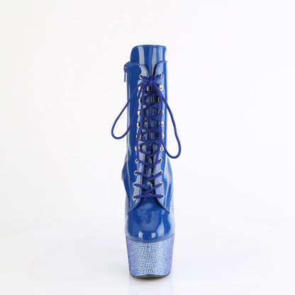 Pleaser  Stivali alla caviglia BEJEWELED-1020-7 blu holo pat/blu ab rs