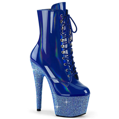 Pleaser  Stivali alla caviglia BEJEWELED-1020-7 blu holo pat/blu ab rs