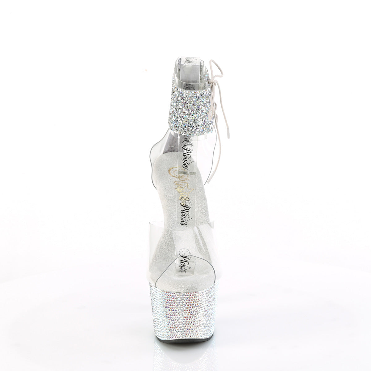 Pleaser  Sandali BEJEWELED-724rs-02 CLR-SLV Multi RS/SLV AB RS
