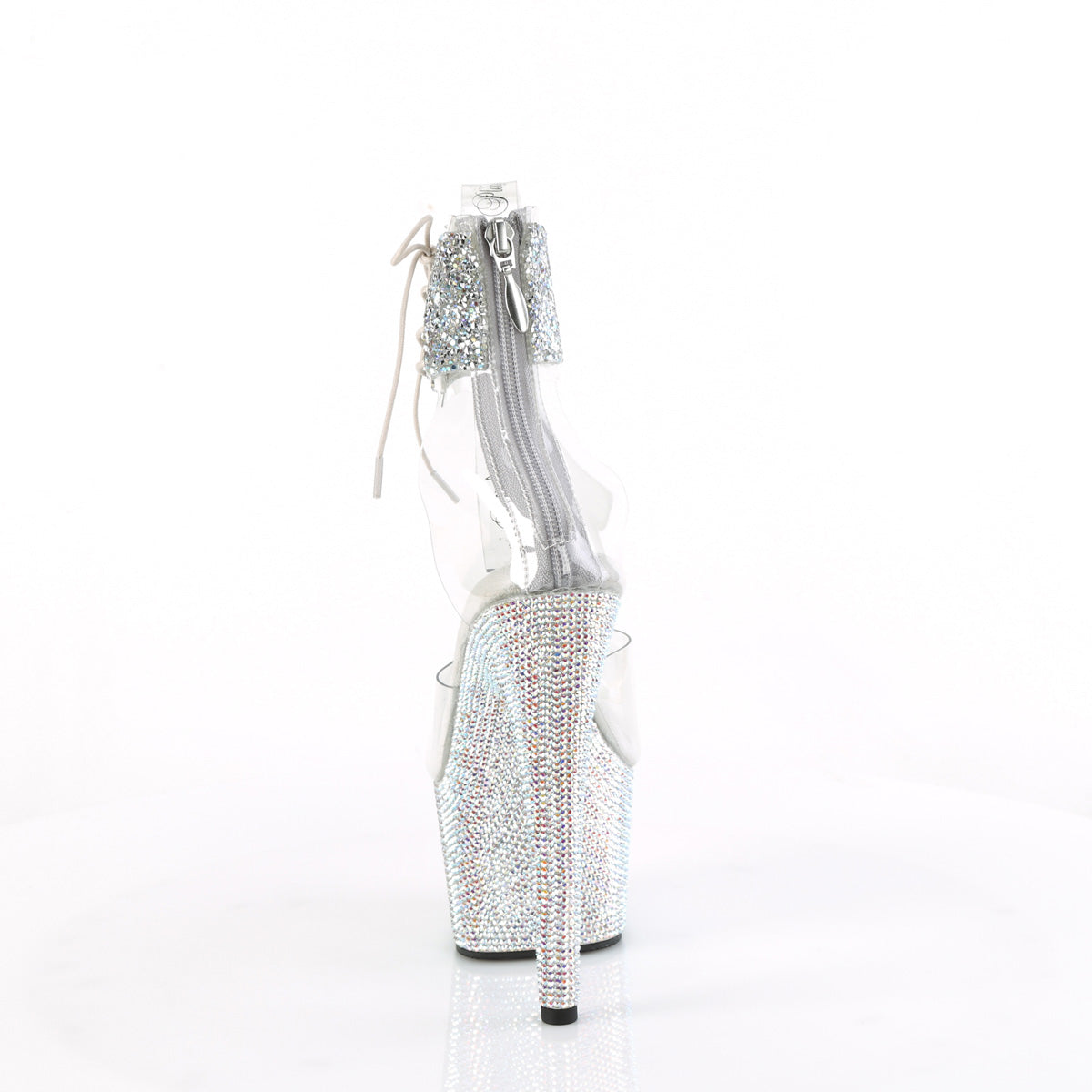 Pleaser  Sandali BEJEWELED-724rs-02 CLR-SLV Multi RS/SLV AB RS