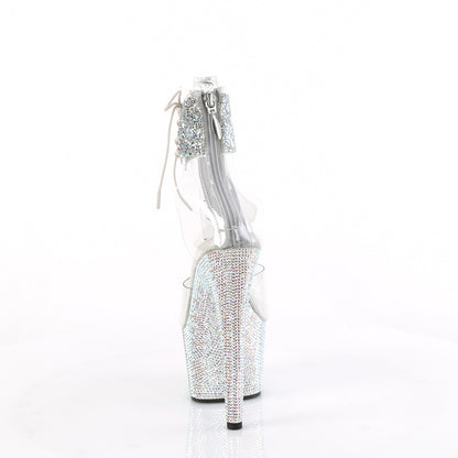 Pleaser  Sandali BEJEWELED-724rs-02 CLR-SLV Multi RS/SLV AB RS