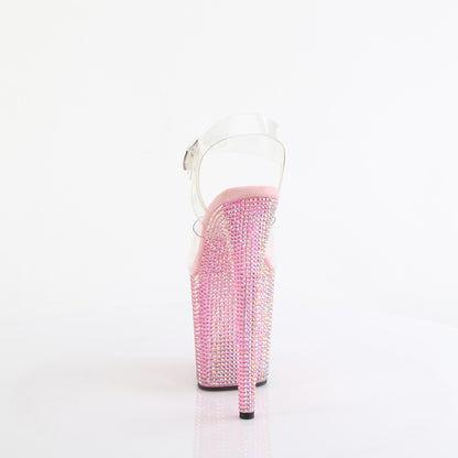 Pleaser   BEJEWELED-808rrs Clr/b. Rosa Rs