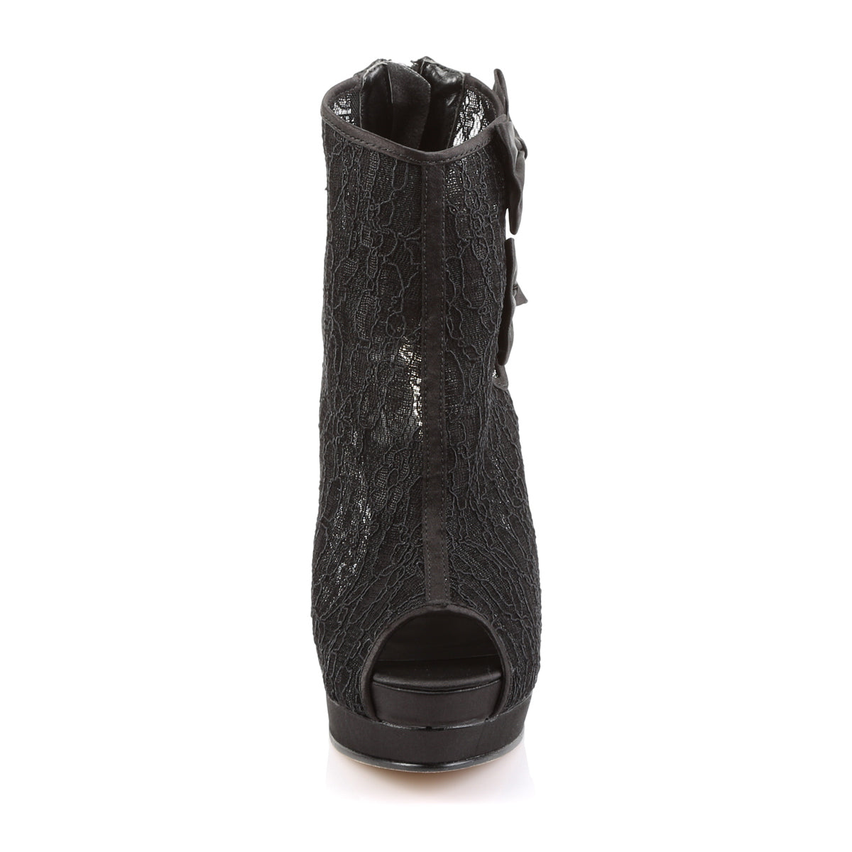 Fabulicious Pompe da donna BELLA-28 Blk Satin-Lace